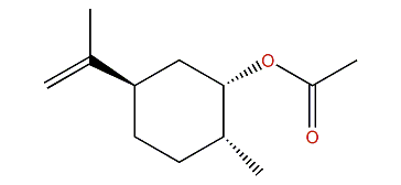 (1R,2S,5S)-2-Methyl-5-(1-methylethenyl)-cyclohexyl acetate